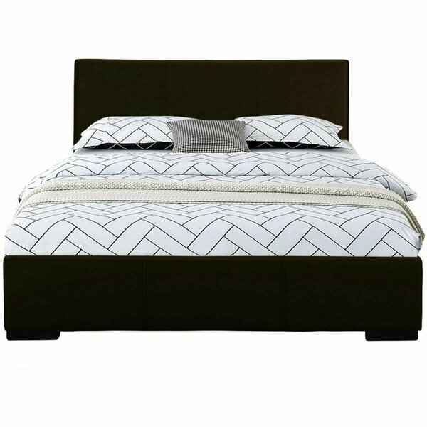 Homeroots Platform King Bed, Black 396992